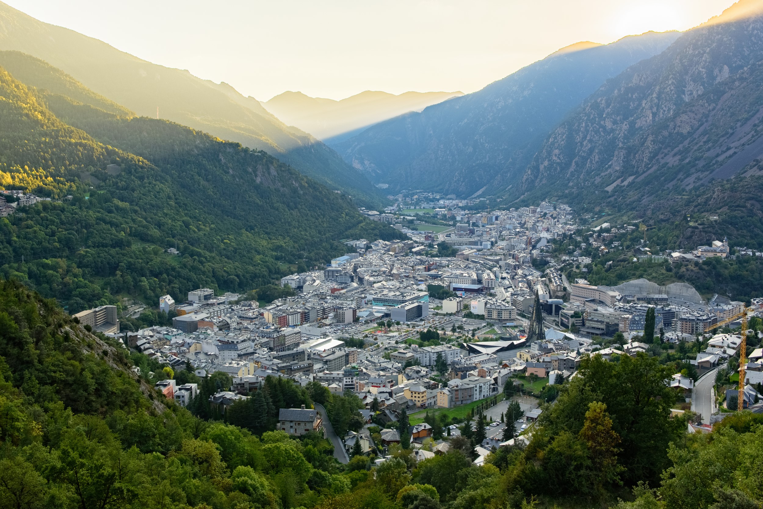 Cityscape,In,Summer,Of,Andorra,La,Vella,,Andorra.